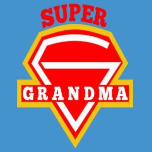 Super Grandma - Softstyle® women's deep scoop t-shirt Design