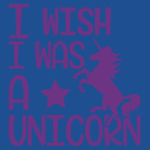 I wish I was a unicorn - Softstyle™ women's ringspun t-shirt Design