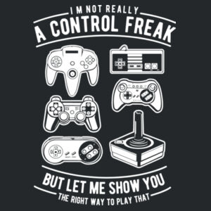 A Control Freak - Softstyle™ adult ringspun t-shirt Design