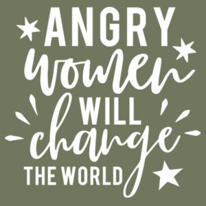 Angry Women  - Softstyle™ adult ringspun t-shirt Design