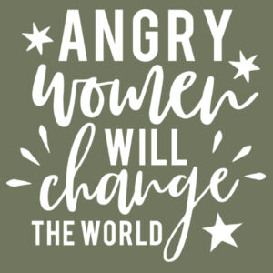 Angry Women - Softstyle™ adult ringspun t-shirt Design