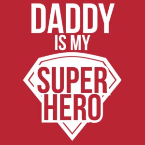 Daddy is my super hero - Softstyle™ adult ringspun t-shirt - Softstyle™ adult ringspun t-shirt Design