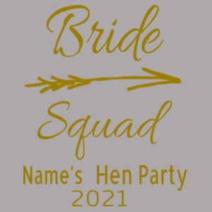 Bride Squad - Softstyle™ adult ringspun t-shirt - Softstyle™ women's deep scoop t-shirt Design