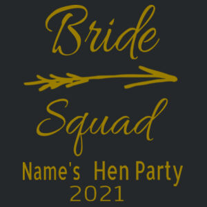 Bride Squad - Softstyle™ adult ringspun t-shirt - Softstyle™ women's tank top Design