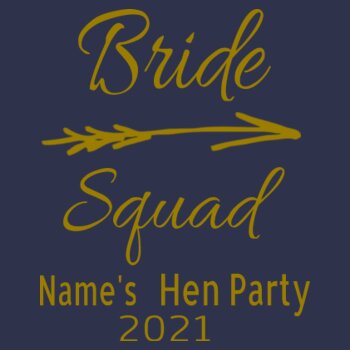 Bride Squad - Softstyle™ women's v-neck t-shirt Design