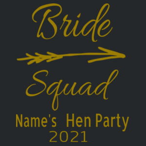 Bride Squad - Softstyle™ adult ringspun t-shirt Design