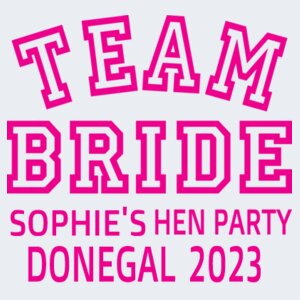 Team Bride - Softstyle™ adult ringspun t-shirt - Softstyle™ women's v-neck t-shirt Design