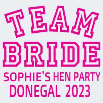 Team Bride - Softstyle™ adult ringspun t-shirt - Softstyle™ women's v-neck t-shirt Design