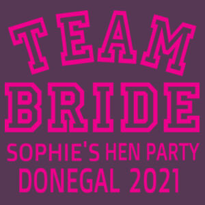 Team Bride - Softstyle™ adult ringspun t-shirt - Softstyle™ women's deep scoop t-shirt Design