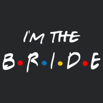 Friends Style - I'm The Bride - Softstyle™ women's tank top Design