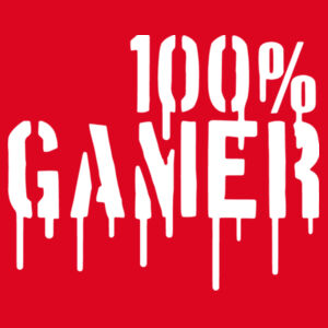 100% Gamer - Softstyle™ youth ringspun t-shirt Design