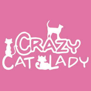 Crazy Cat Lady - Softstyle™ women's ringspun t-shirt Design