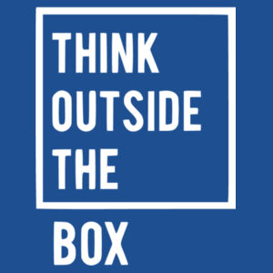 Think Outside The Box - Softstyle™ adult ringspun t-shirt Design