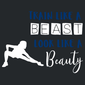 Train Like A Beast - Softstyle™ women's ringspun t-shirt Design
