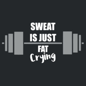 Sweat is just fat crying - Softstyle™ adult ringspun t-shirt Design