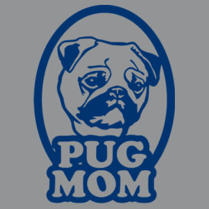 Pug Mom - Softstyle™ adult ringspun t-shirt Design