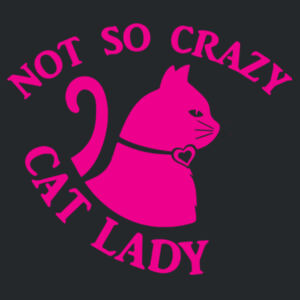 Not So Crazy Cat Lady - Softstyle™ adult ringspun t-shirt Design