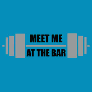 Meet Me at The Bar  - Softstyle™ adult ringspun t-shirt Design