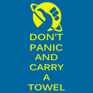 Keep calm and carry a towel - Softstyle™ adult ringspun t-shirt Design