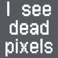 I see dead pixels - Softstyle™ women's ringspun t-shirt Design