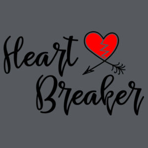 Heart Breaker - Softstyle™ women's ringspun t-shirt Design