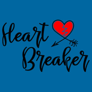 Heart Breaker - Softstyle™ adult ringspun t-shirt Design