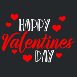 Happy Valentines Day - Softstyle™ adult ringspun t-shirt Design