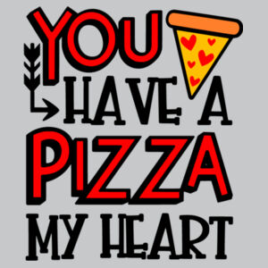 You have a Pizza my heart - Softstyle™ long sleeve t-shirt Design