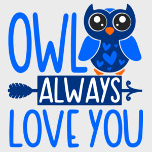 Owl always love you - Softstyle™ adult ringspun t-shirt Design