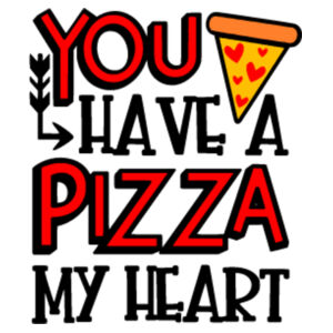 You have a Pizza my heart - Rectangle Smooth Edge Keyring Design