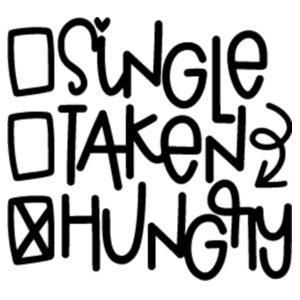 Single Taken Hungry - Keyring with Bottle Opener Design