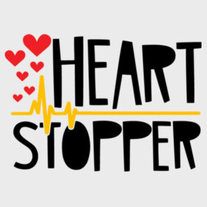 Heart Stopper - Softstyle™ adult ringspun t-shirt Design