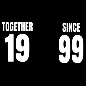 Customisable - Together Since - Matching T-shirts Softstyle  Design