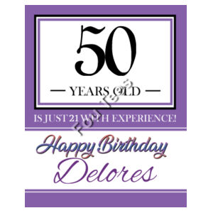 Customisable Birthday  - Sticker Bottle Label Design