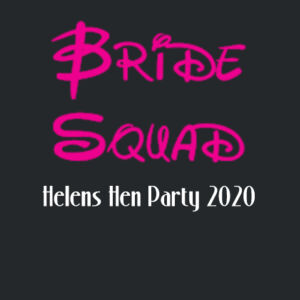 Disney Bride Squad Hen T-shirt - Softstyle™ women's ringspun t-shirt Design