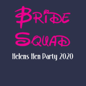 Disney Bride Squad Hen T-shirt - Softstyle™ women's tank top Design
