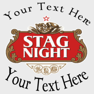 Stag Night Customisable  - Softstyle™ v-neck t-shirt Design