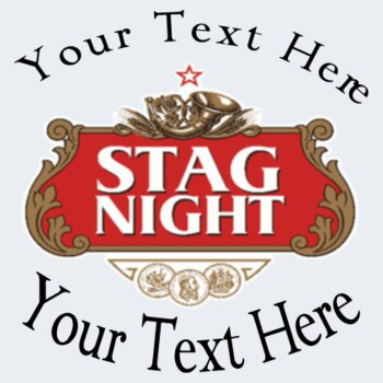 Stag Night Customisable  - Softstyle™ v-neck t-shirt Design