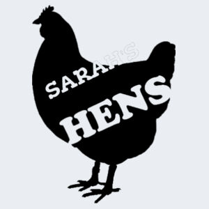 Customisable - Hen Design - Softstyle™ women's v-neck t-shirt Design