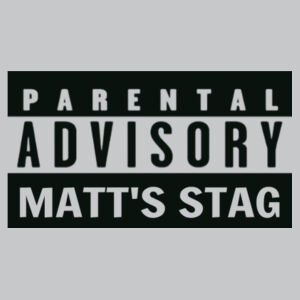 Customisable - Parental Advisory Stag T-Shirt - Softstyle™ v-neck t-shirt Design