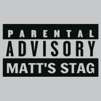 Customisable - Parental Advisory Stag T-Shirt - Softstyle™ v-neck t-shirt Design