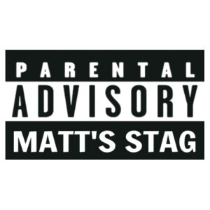 Customisable - Parental Advisory Stag T-Shirt - Short sleeve baseball tee Design