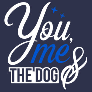 You Me And The Dog - Softstyle™ women's v-neck t-shirt Design