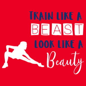 Train Like A Beast - Contrast cool T Design