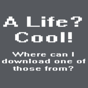 A Life? - Softstyle™ v-neck t-shirt Design