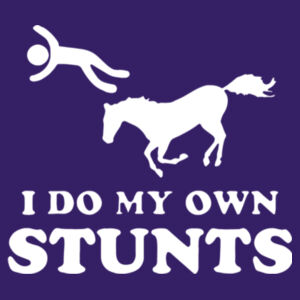 I Do My Own Stunts - Softstyle™ women's ringspun t-shirt Design