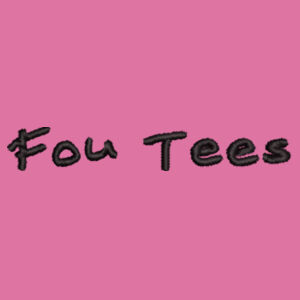 Fou Tees Embroidered Logo - Softstyle™ women's ringspun t-shirt Design