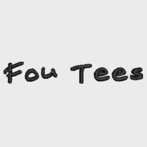 Fou Tees Embroidered Logo - Softstyle™ adult ringspun t-shirt Design