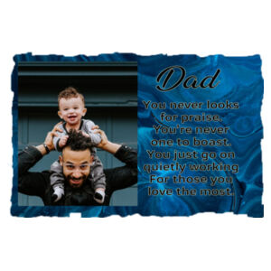 Customisable - Dad Slate - Large Rectangle Photo Slate Design