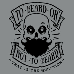 To Beard or Not To Beard - Camo hoodie Design